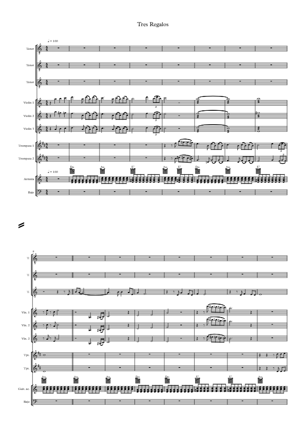 La imagen puede contener una previsualizacion de una partitura